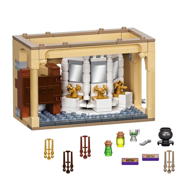 Nuova Serie Di Film Magici Pozioni Polijuiced Modello Mistaked Building Blocks Compatibile 76386 Set Giocattoli Per Bambini Fai Da Te Regali Di Natale