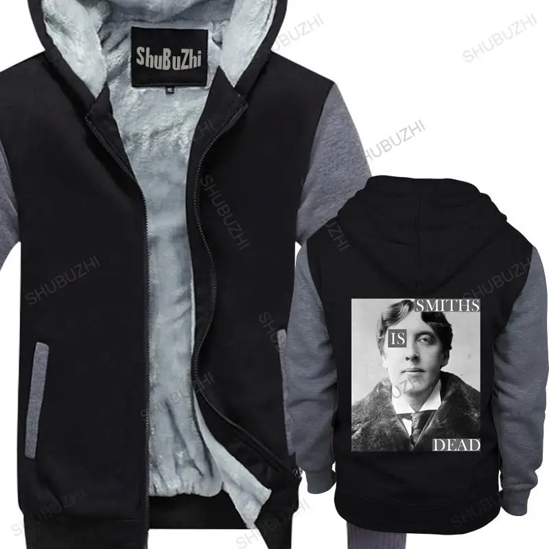 Felpe Con Cappuccio In Cotone Homme Zipper Oscar Wilde Smiths Is Dead Jacket Morrissey Indie Rock Music The Cure Poet Brand Winter Hoodie