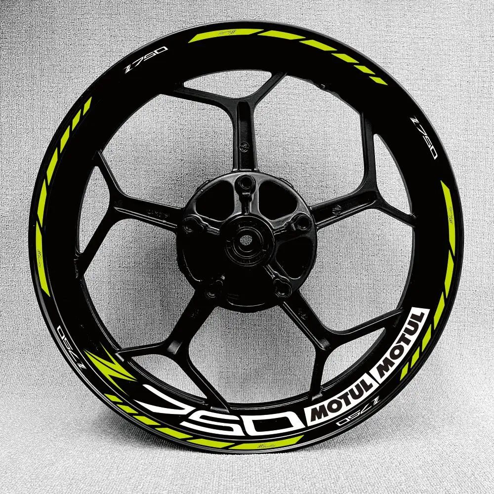 Un Set Completo Di Adesivo Per Cerchioni Da 17 Pollici Adesivo Per Ruote Per Moto Di Alta Qualità Decalcomania Per Cerchioni Riflettenti Adatto Per Ka