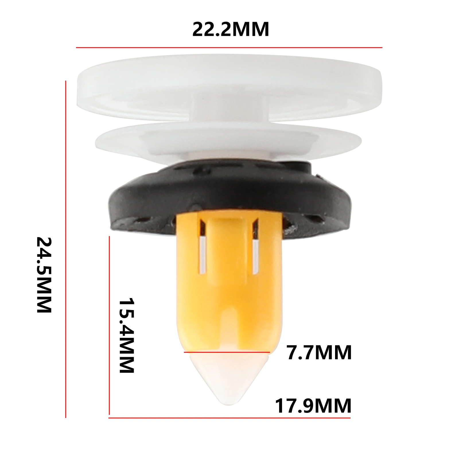 Auto Car Car Door Panel Clips Accessori Auto 22.2Mm Plastica Per Bussola Per Jeep-Renegade 51987227 6511618Aa Nuovo