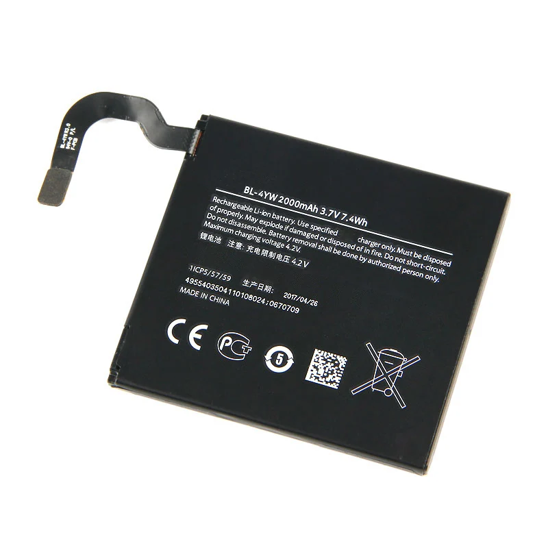 Batteria Originale Per Telefono Bl-4Yw Per Batteria Nokia Lumia 925 925T 2000Mah Bl4Yw