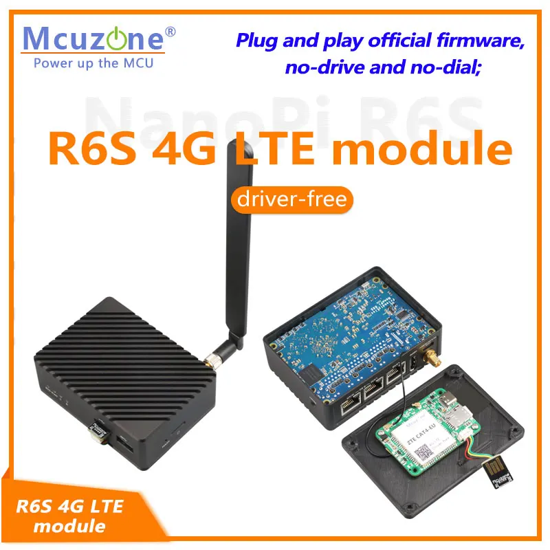 Modulo Nanopi R6S 4G Lte Driver Gratuito Cat4 Nl668-Eu Zte Cat4-Eu Debian Ubuntu Friendlywrt Qualcomm 4G