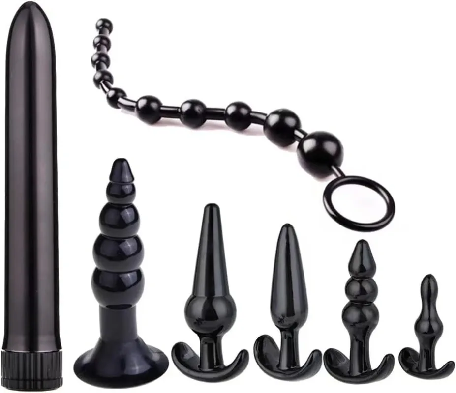 7Pcs Plug Anali Giocattoli Sensoriali Per Adulti Butt Plug Dilatatore Sm Speculum Upgrade Pussy Clamp Plug Fetish Masturbazione Giocattolo Del Sesso