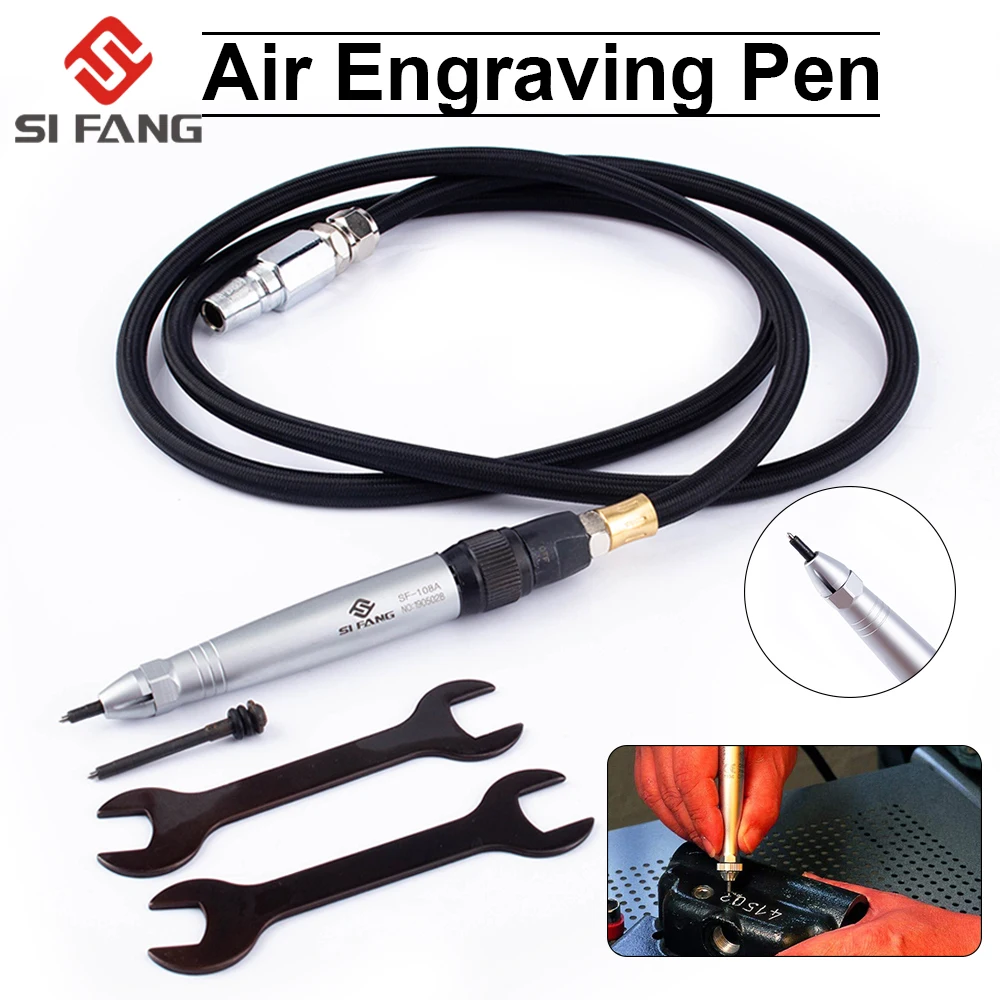 Pneumatic Air Matita Die Grinder Kit Scribe Martello Incisione Lettering Strumento Tubo Penna Incisione