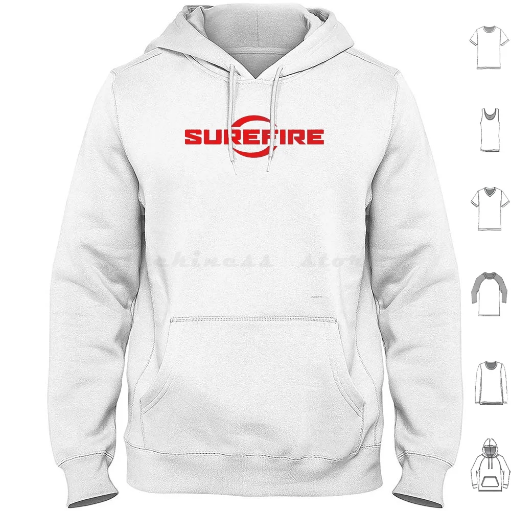 Felpe Con Cappuccio Surefire Pistole A Maniche Lunghe Fucili Ruger Remington Benelli Savage Arms Taurus Guns Tactical Dad Nonno Uncle