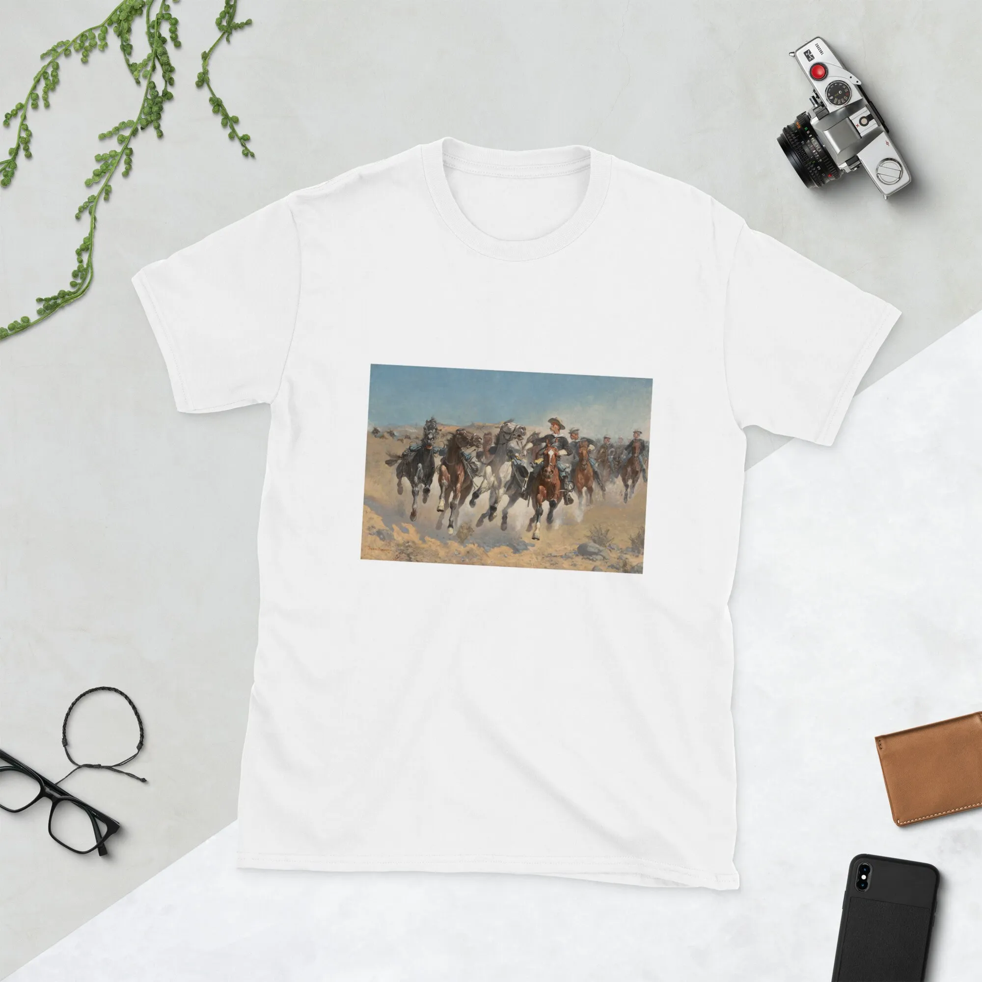 Athric Remington Smontato: Il Quarto Trooper Che Sposta I Cavalli Led 1890, T-Shirt Unisex