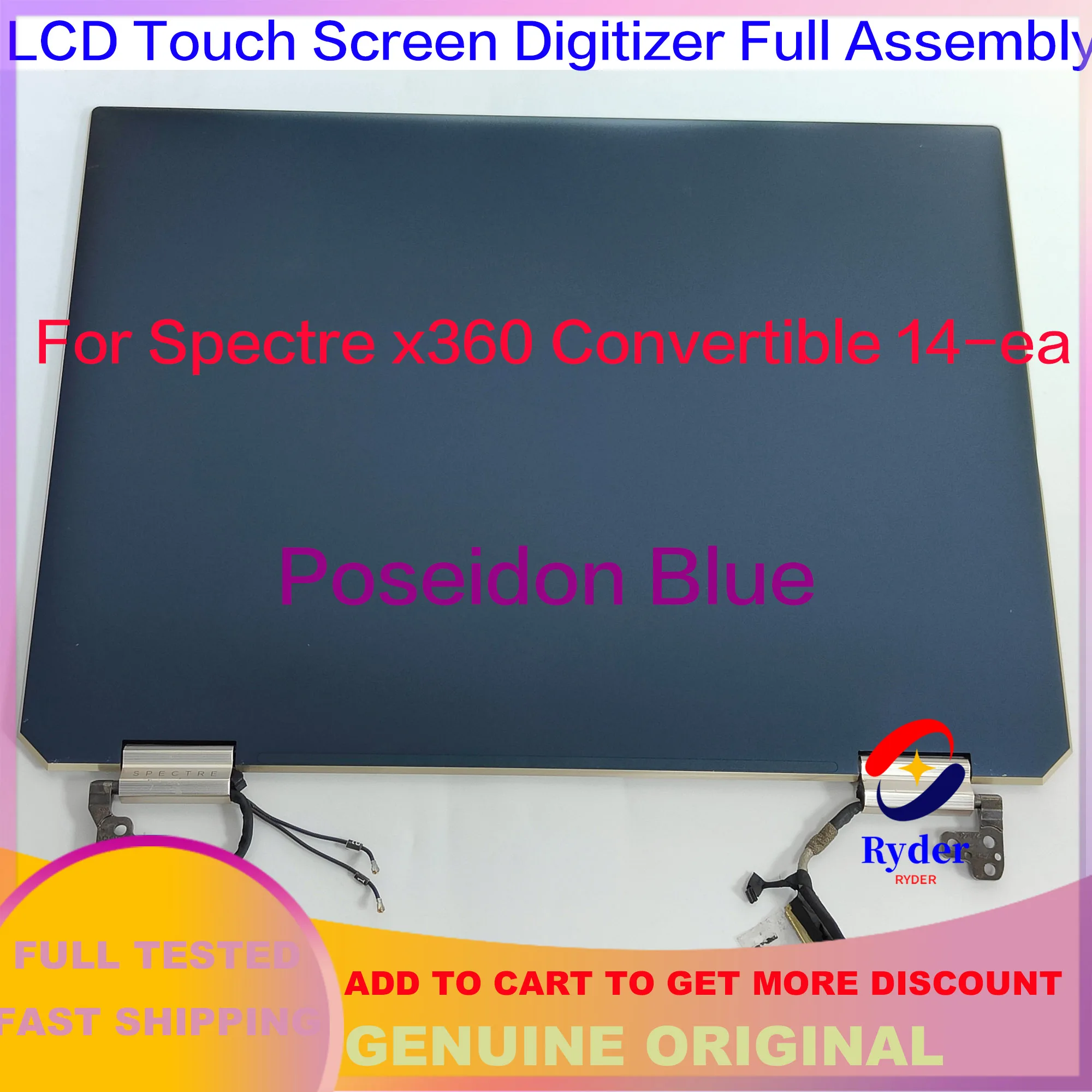 Lcd Touch Screen Assemblaggio Completo 13.5 "3K 2K Oled Per Hp Spectre X360 14-Ea Muslimatexam L99010-110 M22156-001