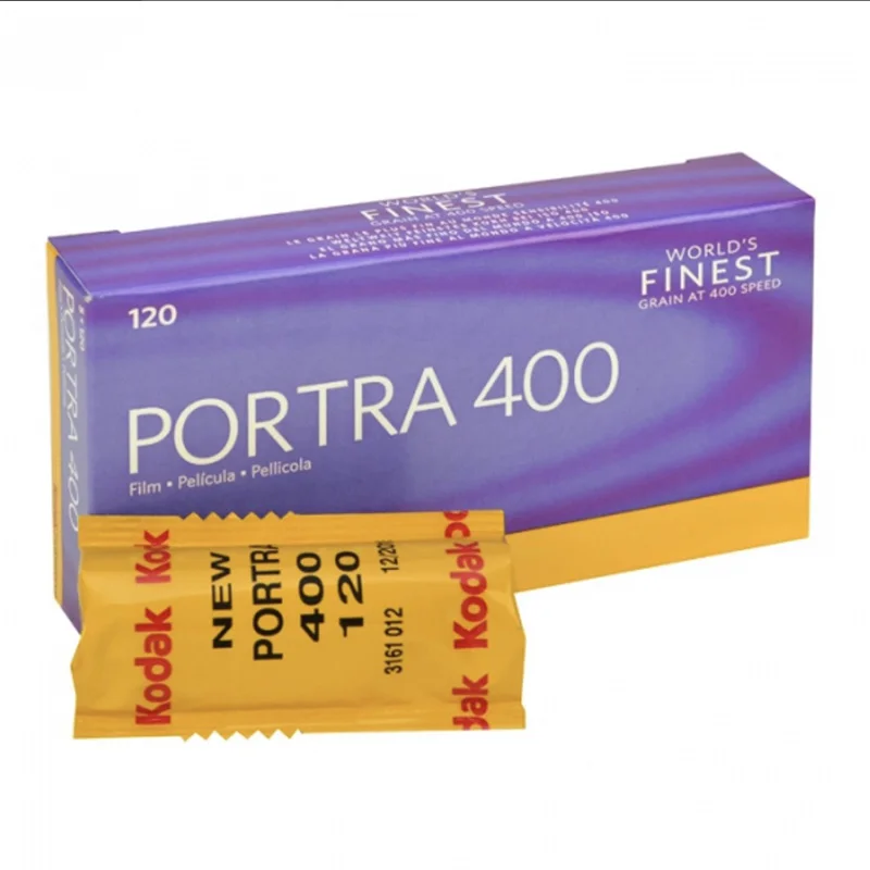 Originale Professionale Kodak Portra 400 Pellicola Negativa A Colori 120Mm Ritratto Esterno Tono Della Pelle Naturale A Grana Fine