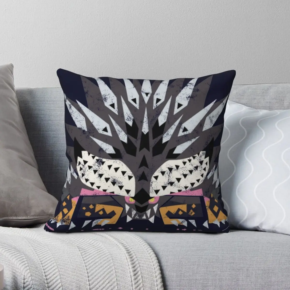 Monster Hunter World Iceborne Ruiner Federa Poliestere Lino Velluto Modello Zip Decor Divano Cuscino All'Ingrosso 45X45
