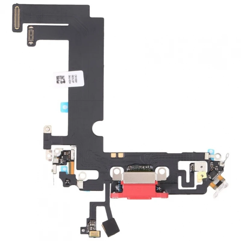 Flex Charging Compatibile Per Apple Iphone 12 Mini Connettore Per Cavo Microfono Rosso # Iphone 12 Mini (A2176, A2398, A2399, A2400)