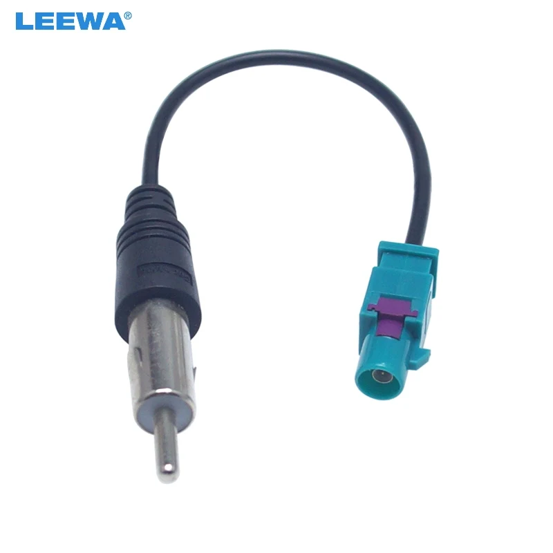 Leewa 10Pcs Car Stereo Radio Impianto Audio Fm/Am Antenna Adattatore Per Volkswagen/Bmw/Audi/ Porsche/Mini Cavo Di Collegamento # Ca6007