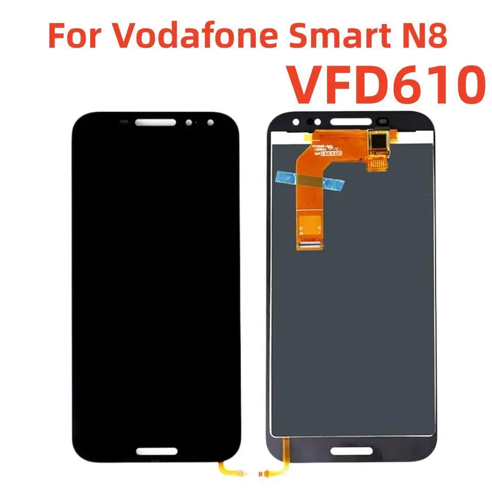 Testato Al 100% Da 5.0 Pollici Bianco/Nero Per Vodafone Vfd610 Smart N8 Lte Vfd-610 Display Lcd Completo + Gruppo Digitalizzatore Touch Screen