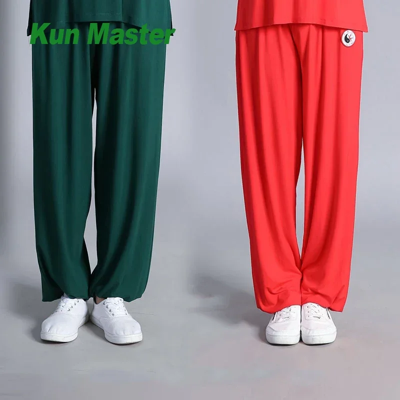 Bloomers Yoga Training Pants Tai Chi Pants Kung Fu Wushu Pants Wing Chun Gamba Larga Leggera E Liscia Nuova Vita Elastica 2024