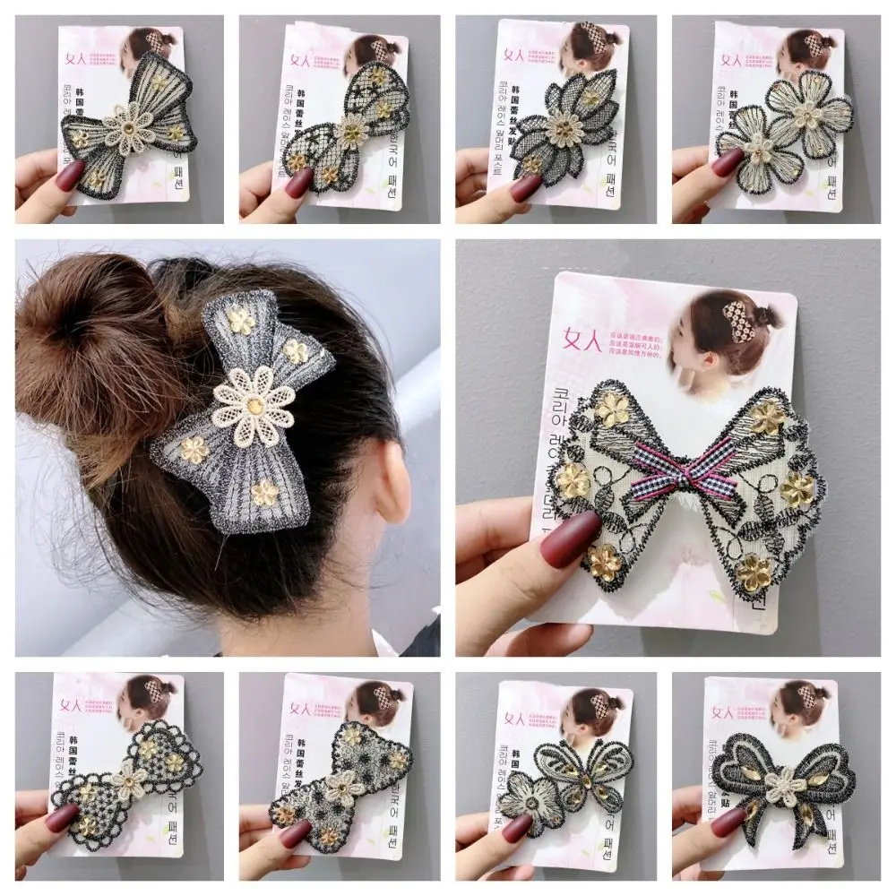 Farfalla Senza Cuciture Pasta Magica Moda Fermaglio Per Capelli Fiocco Frangia Pasta Copricapo Fiore Ragazze