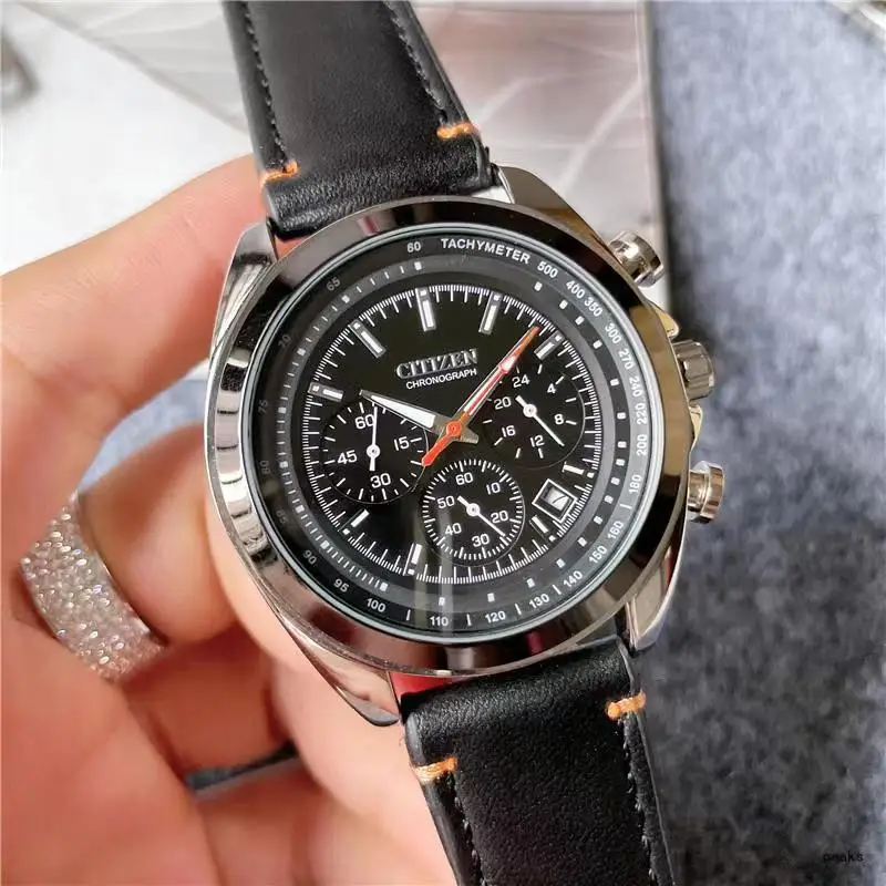 Citizen Fashion Men Orologio In Acciaio Inossidabile Calendario Di Lusso Orologio Da Polso Al Quarzo Orologi Da Lavoro Per Orologio Da Uomo Montre Hom