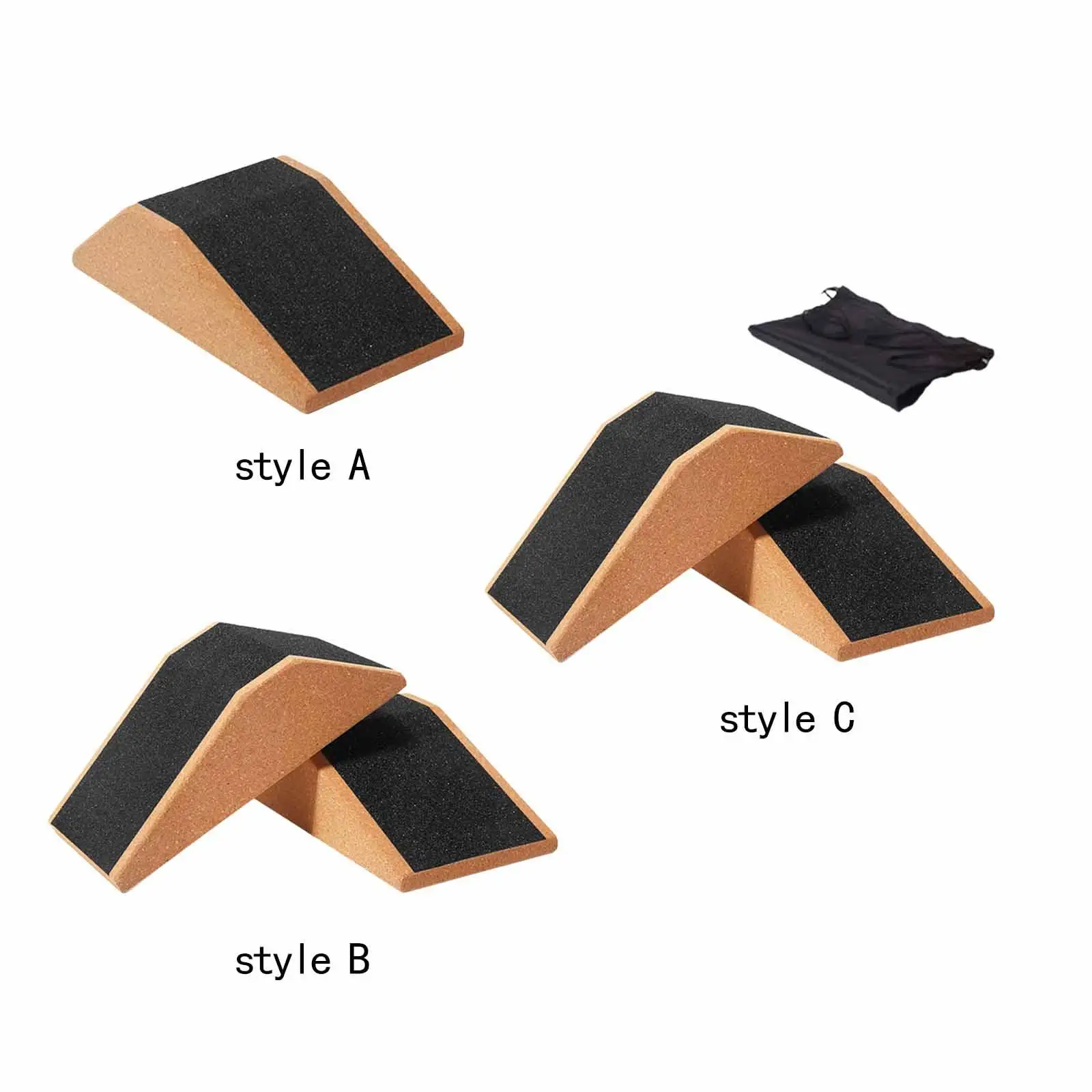 Sughero Squat Wedge Block Squat Ramp Yoga Brick Per Pilates Calf Raise Fitness