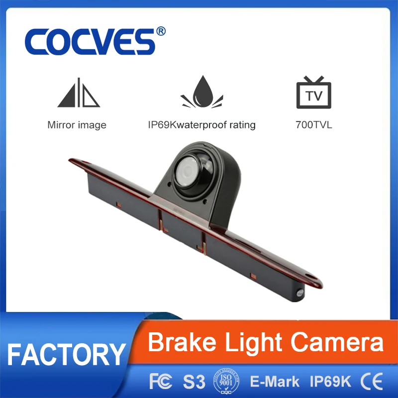 Cocves Third Brake Light Camera For Mercedes Sprinter 314Cdi 2016-2021 & Vw Crafter From 2006 To 2016 Vehicle Reversing Camera