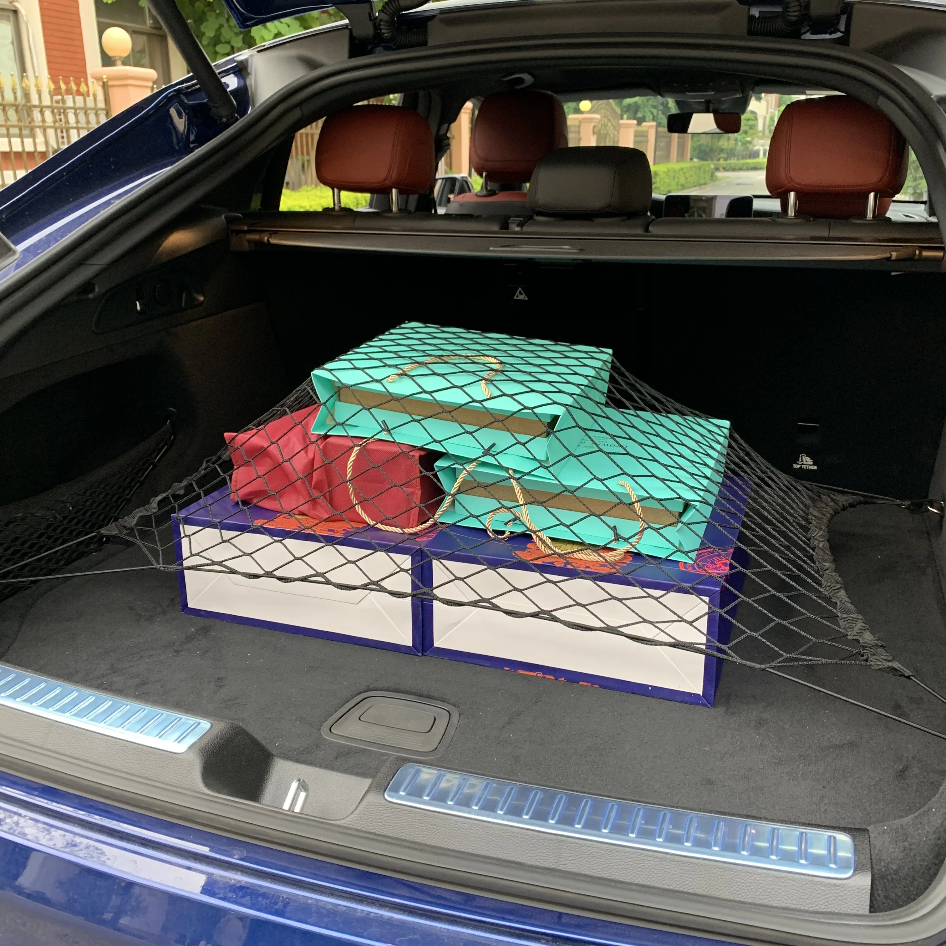 Car Rear Cargo Trunk Dell'Organizzatore Di Immagazzinaggio Netto Per Subaru Forester Legacy Outback Impreza Xv Brz Viziv Levorg Salita Exiga