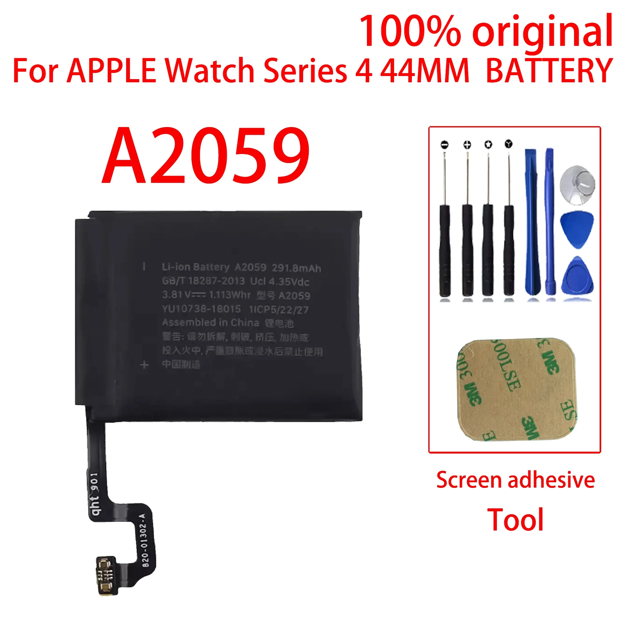 100% Batteria Da 44Mm Per Apple Watch Series 4 Gps Per Batterie Serie 4 A2059, (4St Generation) Bateria