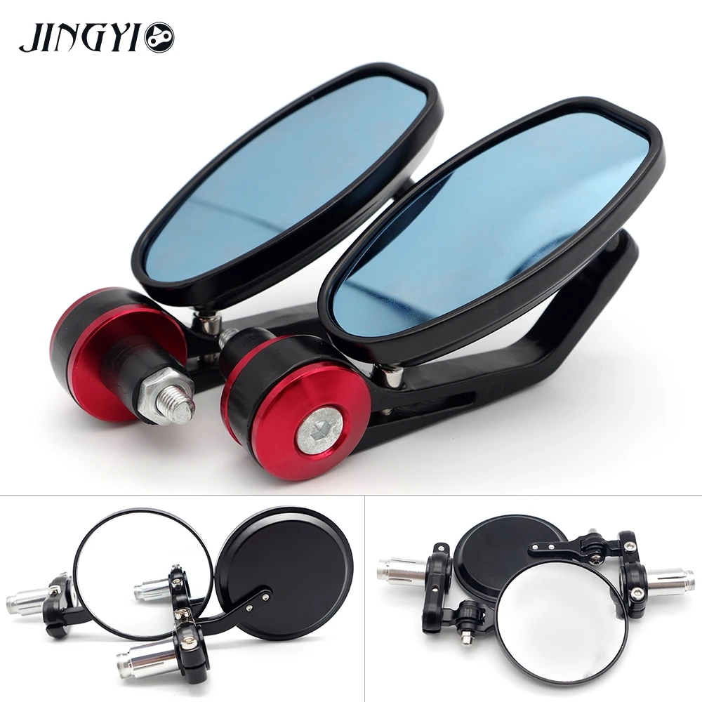 Specchietto Moto Manubrio Bar End Side Specchietti Retrovisori Per Triumph Street Twin Speed Triple Street Triple 675 Street Triple