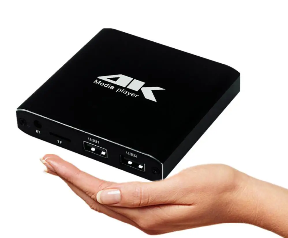 Lettore Pubblicitario Più Recente Mini 4K Media Player Supporto Micro Sd Tf Card Usb Disk 1080P Autoplay Full Hd Multimedia Hdd Player