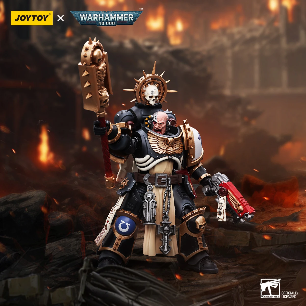 Milwauin Stock Milwaujoytoy Warhammer 40K 1/18 Action Figures Ultramarines Chaplain(Indomitus) Giochi Anime Figure Toys Action Figures
