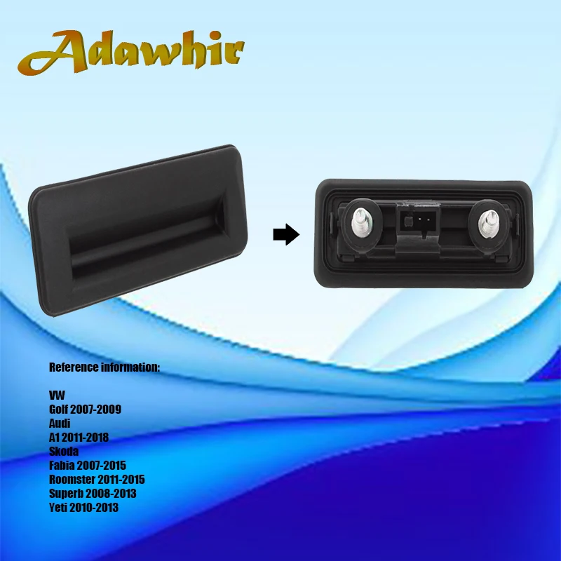 • Per Audi A1 Skoda Fabia Yeti Superb Roomster Vw Golf Tailgate Boot Maniglia Interruttore 5J0 827 566E 5J0 827 566 E