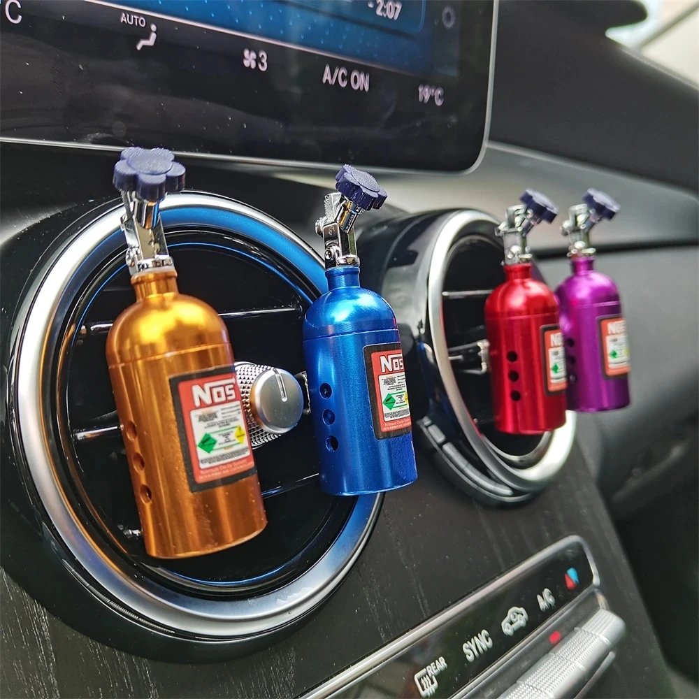 No S Deodorante Per Auto Blue Billet Aluminium Scent Car Air Vent Profumo Fragrance Refill Deodorante