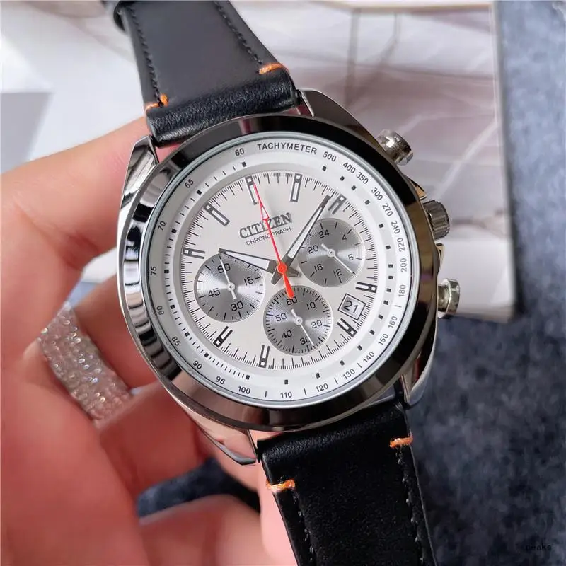 Citizen Fashion Men Orologio In Acciaio Inossidabile Calendario Di Lusso Orologio Da Polso Al Quarzo Orologi Da Lavoro Per Orologio Da Uomo Montre Hom