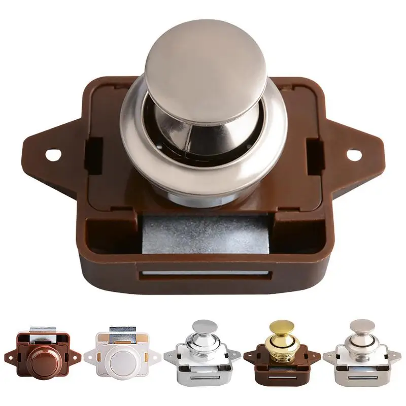 Keyless Rv Push Cabinet Locks Serratura Serratura Serratura Cassetto Keyless Pulsante In Lega Di Zinco Per Rv Camper Van Camper Caravan