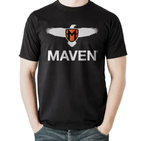 Maven Optics Cannocchiale Da Puntamento Binoculare Cannocchiale Da Caccia Maglietta Nera Taglia S 5X Maniche Lunghe O Corte