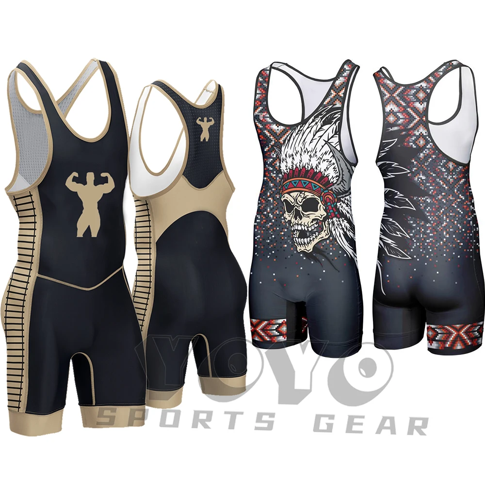 Wrestling Wrestler Suit Men Reversibile Wrestling Singlet Youth Reversibile Wrestling Canottiere Solid Adult Wrestling Canotta