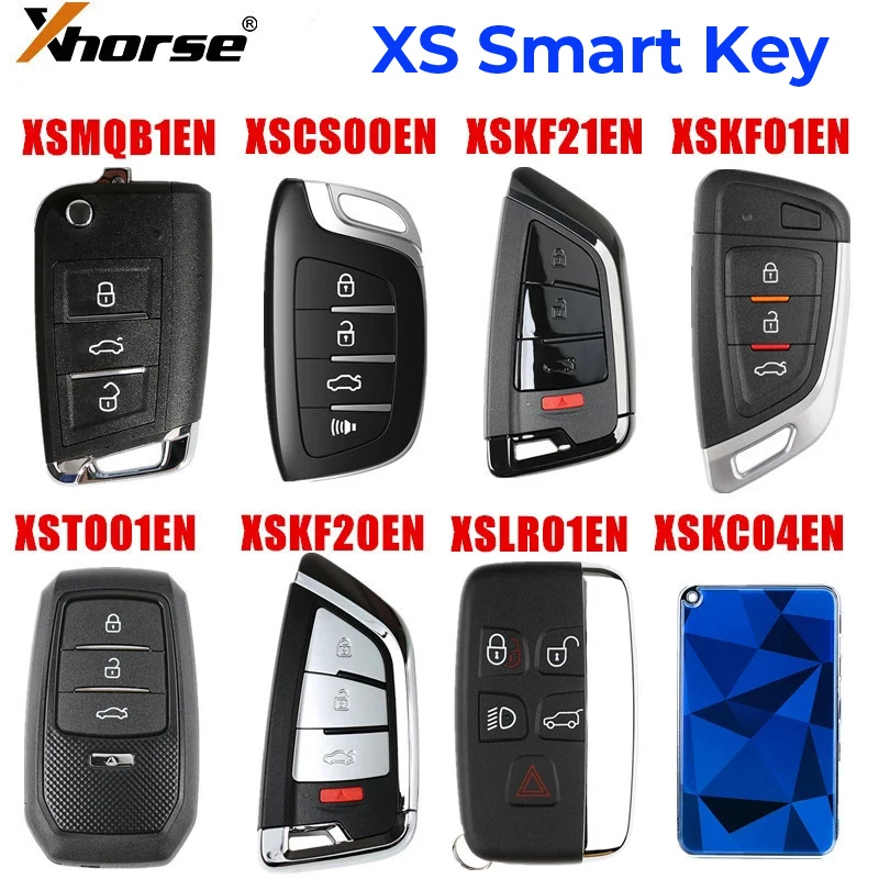 1 Pezzo Xhorse Serie Xs Smart Key Xskf01En Xscs00En Muslimate Xskf20En Xskf21En Xsto01En Xm38 Xslr01En Xskc04En Versione Inglese