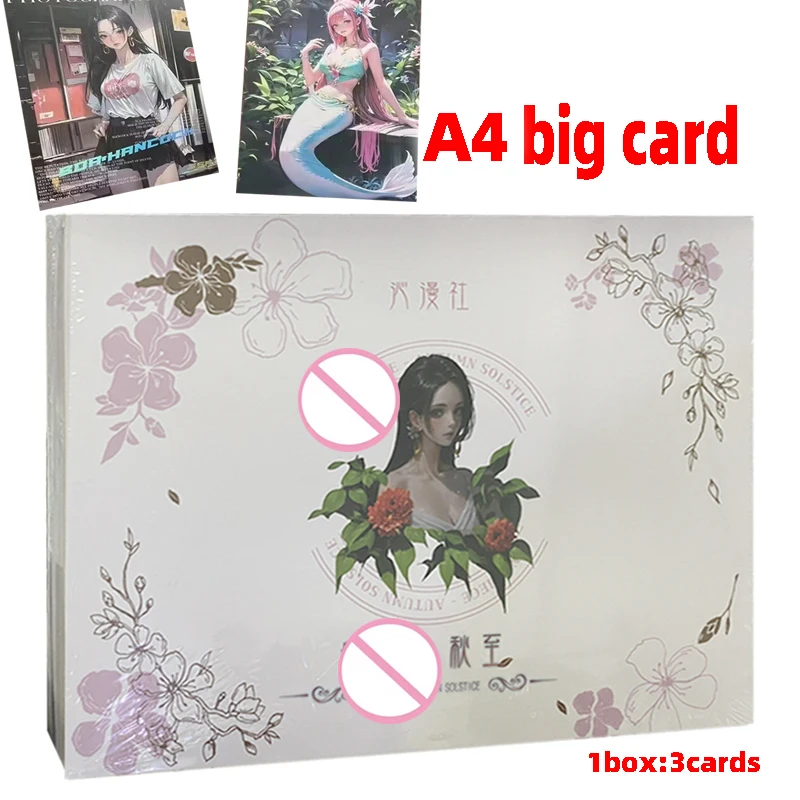 New Goddess Story A4 Big Cards Sexy Girl Booster Box Set Completo Di Giochi Per Carte Da Gioco Per Feste Da Tavolo Per Famiglie