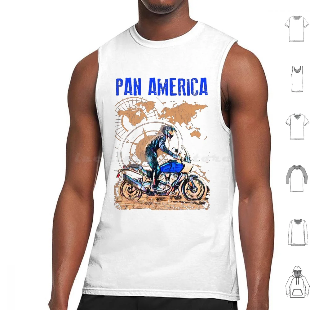 Pan America 1250Big Trail 2022 Canotte Gilet Senza Maniche Moto Big Trail Moto Moto Adventure Panamerica Bikers
