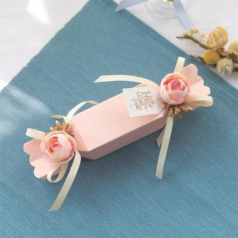 Di Lusso Di Colore Solido Scatole E Confezioni Per Dolci Favore Di Cerimonia Nuziale E Sacchetto Regalo Dolce Scatole E Confezioni Per Dolci Per La Ce