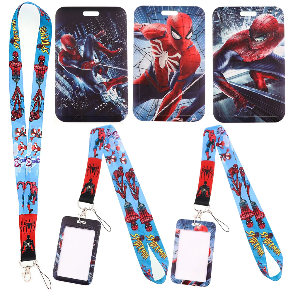 Yq998 Anime Spider-Man Cordino Peter Parker Corda Per Telefono Per Chiave Usb Id Card Badge Holder Cartone Animato Tracolla Portachiavi Lariat