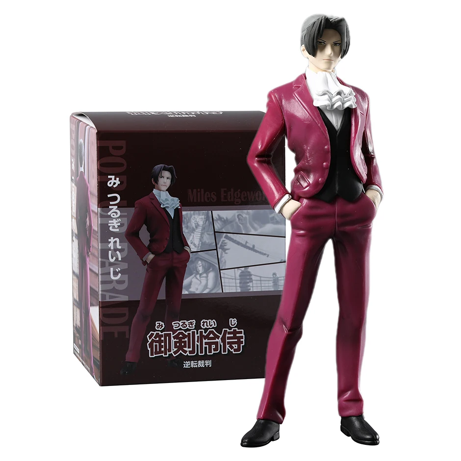 Pop Up Parade Ace Advocator Miles Edgeworth Anime Figure Toy Collection Figurine Doll