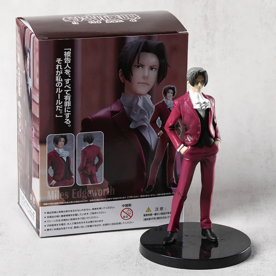Ace Advocator Miles Edgeworth Pop Up Parade Anime Figure Toy Doll Collection Figurine Regalo Di Natale