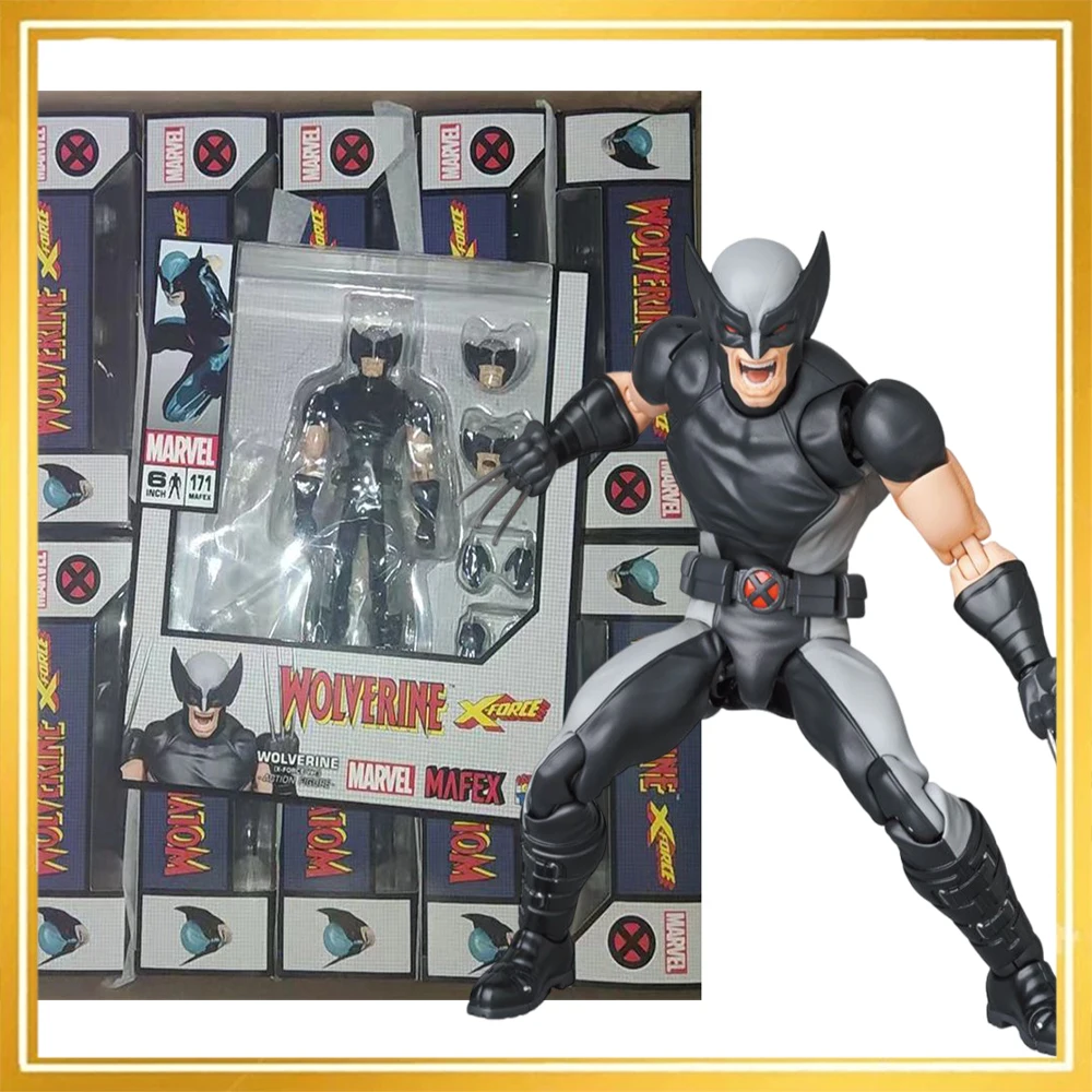 Originale Mafex 171 Mafex Wolverine X Force Ver Anime Figurine Action Figure Collection Figure Model Toys Regali Per Bambini In Magazzino