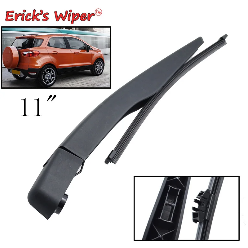 Ener'S Wiper 11 "Kit Spazzola Tergicristallo Posteriore E Braccio Per Ford Ecosport I Mk1 2013 - 2017 Parabrezza Parabrezza Portellone Spazzola Per Fi