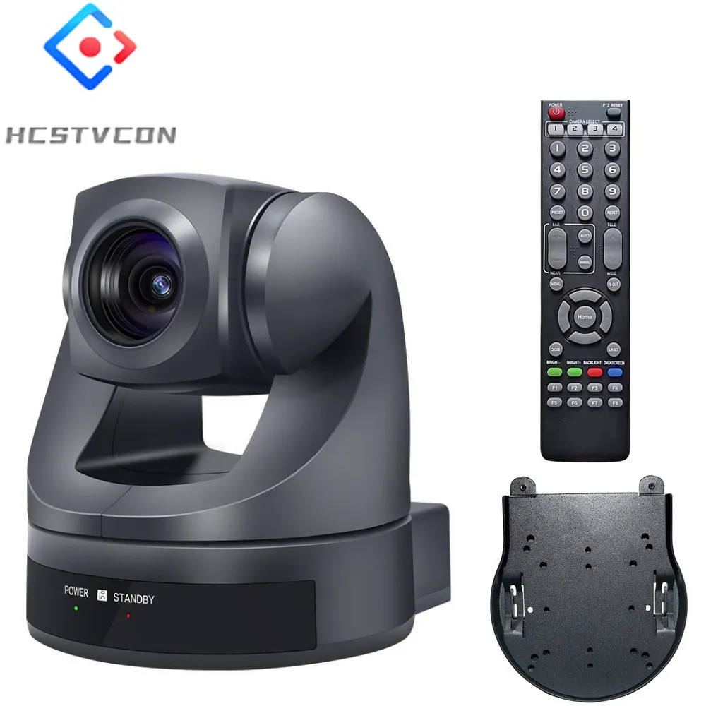 Hcstvcon Usb2.0 Hdmi Ptz Camera 1080P 20X Zoom Videoconferenza Per Chiesa Online Youtube Skype Live Streaming Meeting Zoom