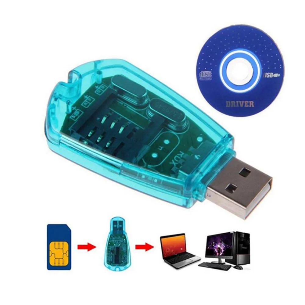 Lettore Di Schede Sim Usb Simcard Writer/Copy/Cloner/Backup Gsm Cdma Wcdma Lettore Di Cellulare Accessori Per Telefoni Cellulari