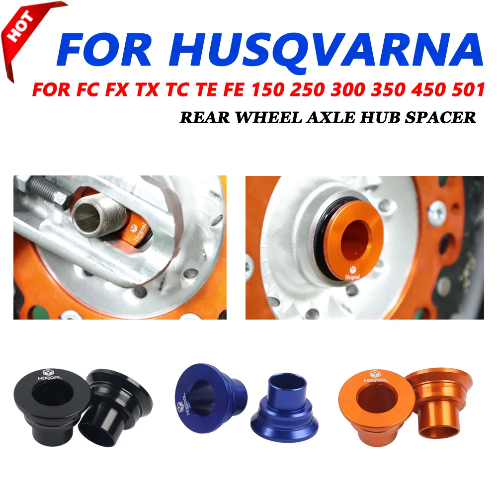 Per Husqvarna Fc Fx Tx Tc Te Fe 150 250 300 350 450 501 2024 Fc250 Te501 Fx300 Fx250 Tc250 Fe250 Cnc Distanziale Mozzo Asse Ruota Posteriore