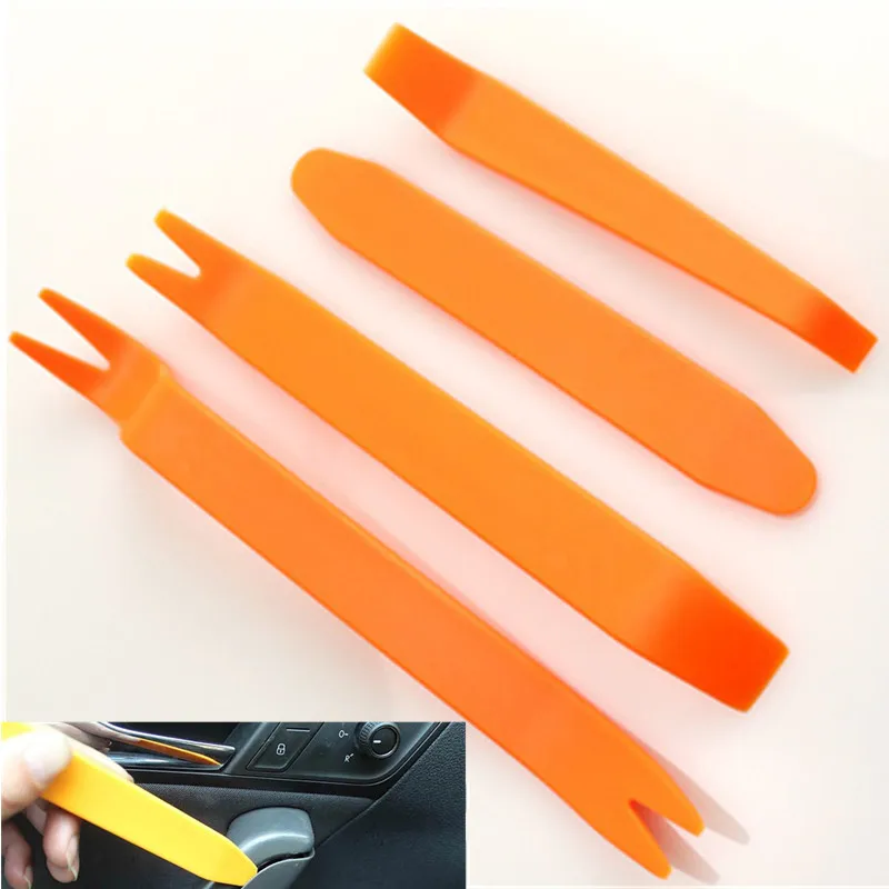 4 Pezzi Strumento Di Rimozione Dell'Auto Autoradio Clip Per Porta Pannello Trim Per Smart Fortwo Forfour 451 453 450 452 454 Roadster Coupe Crossblade