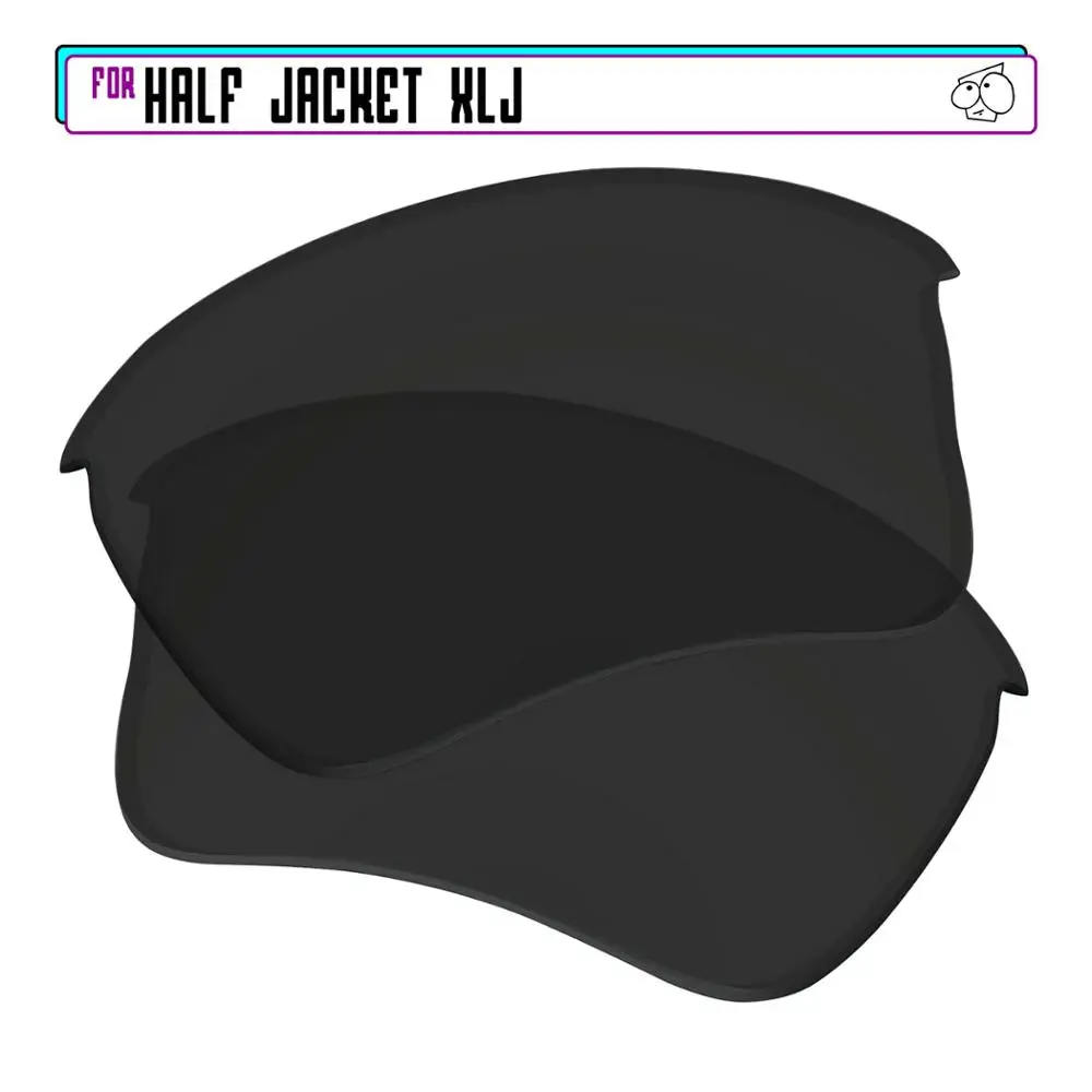 Ezsostituisci Lenti Di Ricambio Per-Occhiali Da Sole Oakley Half Jacket Xlj-Nero