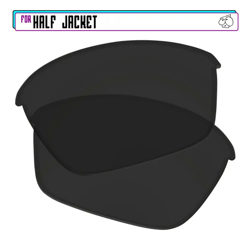 Ezsostituisci Lenti Di Ricambio Per-Occhiali Da Sole Oakley Half Jacket-Nero