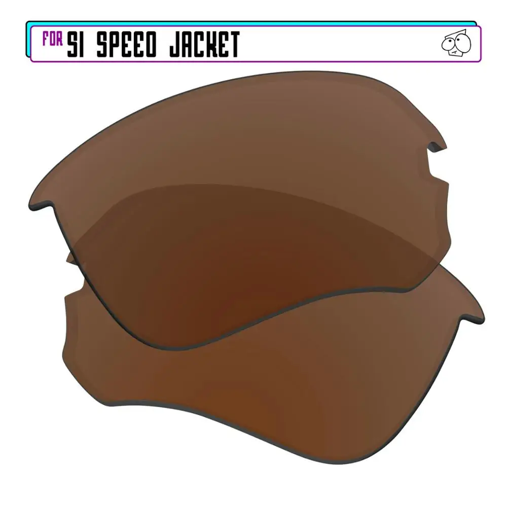 Ezsostituisci Lenti Di Ricambio Polarizzate Per-Occhiali Da Sole Oakley Si Speed Jacket-Marrone