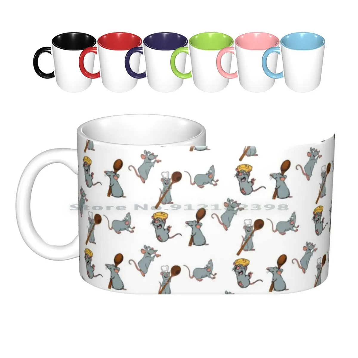 Remy Ratatouille Pack Tazze In Ceramica Tazze Da Caffè Tazza Da Tè Al Latte Ratatouille Remy The Rat Remy Ratatouille Ratatouille Chef Cook
