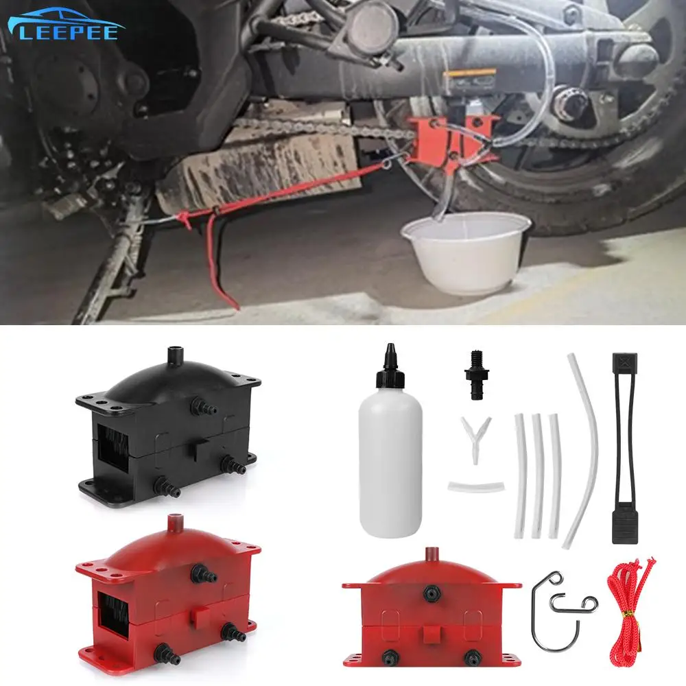 Per Catene Da Moto Dispositivo Lubrificante Kit Per La Pulizia Della Catena Del Motociclo Spazzola Per La Manutenzione Della Catena Spazzola Universal